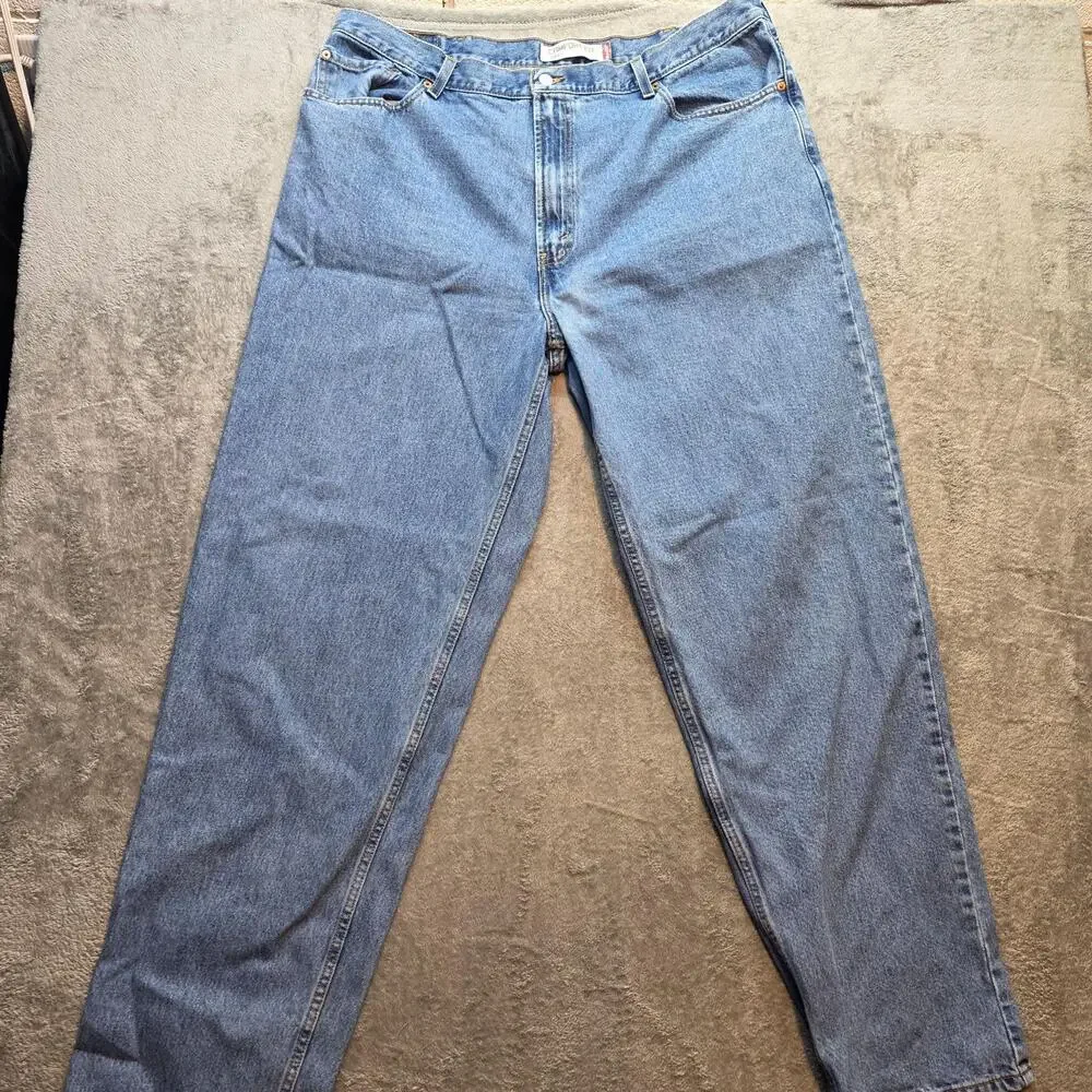 Levi's 560 Comfort Fit Jeans Mens 42x36 Blue Medium Wash Relaxed Tapered Denim